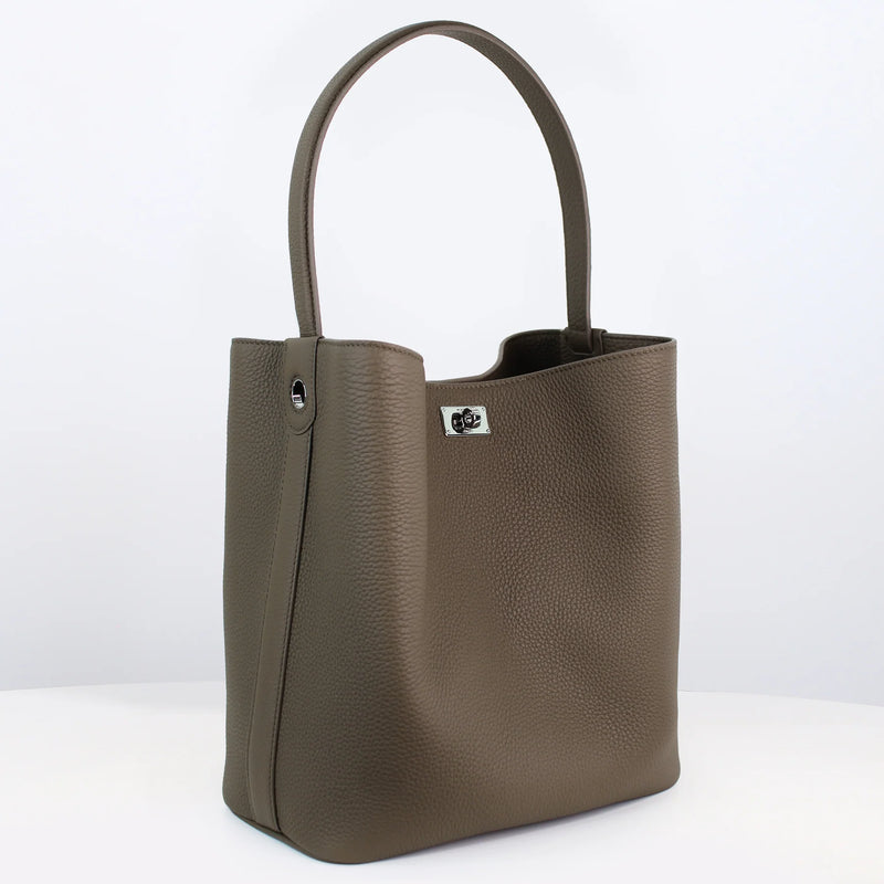Odeon PM Leather Bag Taupe