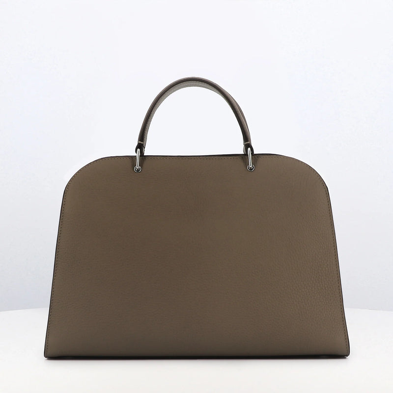 Opera PM Leather Bag Taupe