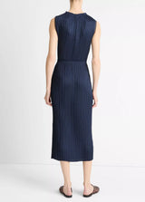 Vince Pleated Straight Pull On Skirt