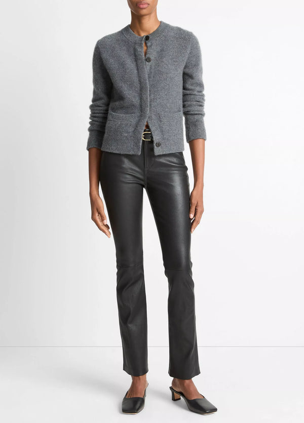Vince Shrunken Boiled Jacket Heather Grey