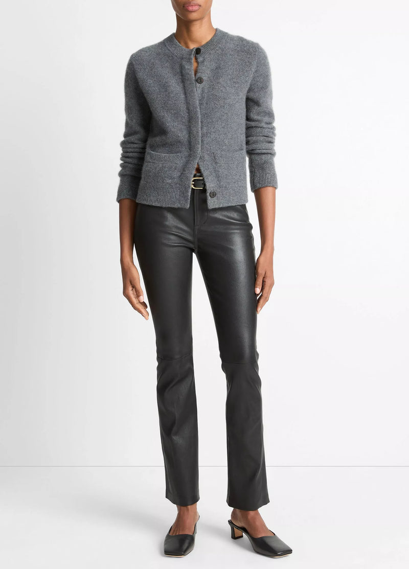 Vince Shrunken Boiled Jacket Heather Grey