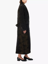 Uma Wang Black Mustard Wool Callie Coat