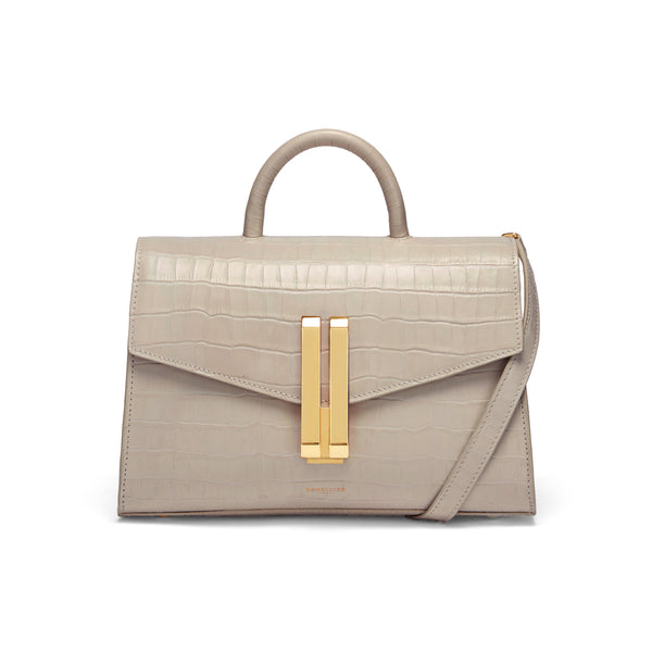 DeMellier Midi Montreal Bag Taupe Croc Effect