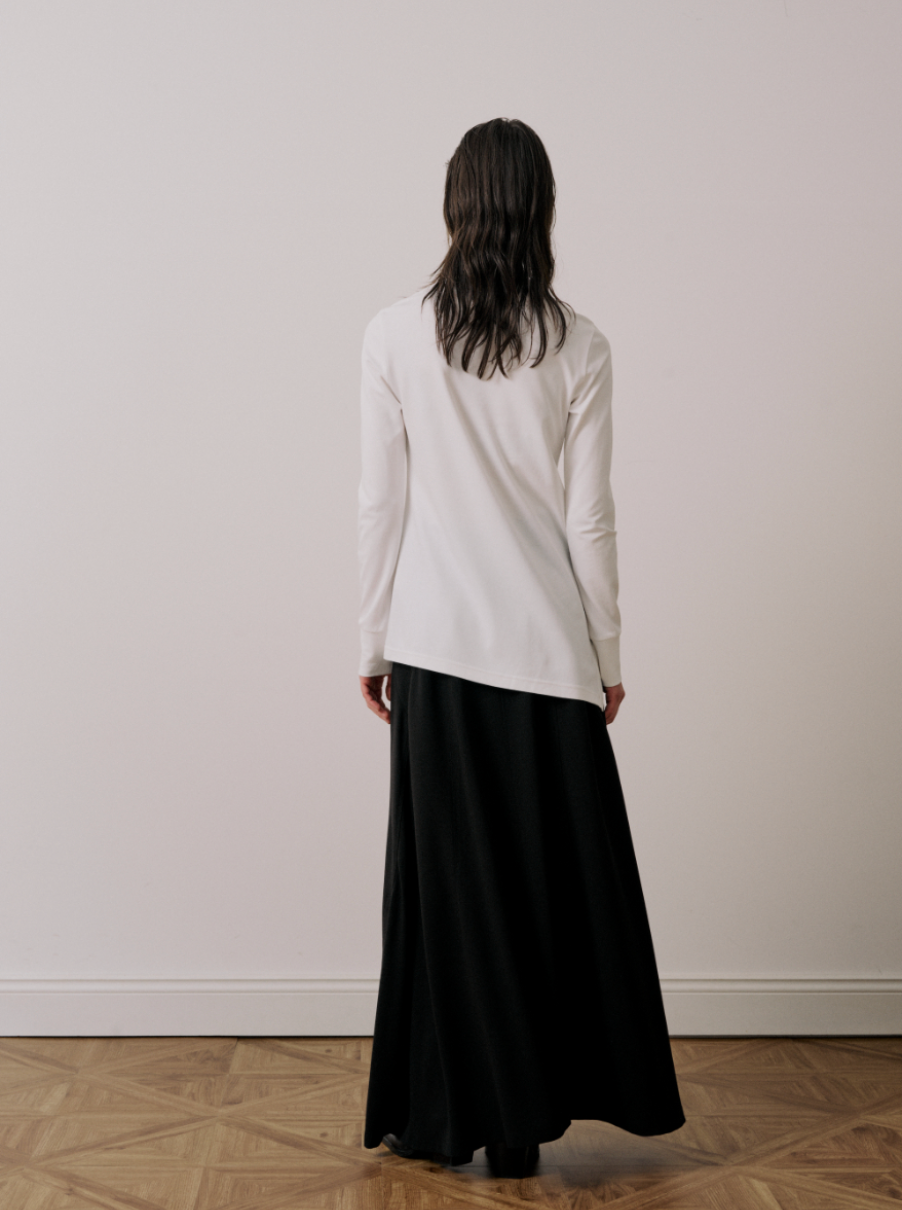 UJOH Long Sleeve T-Shirt/ Side Slit
