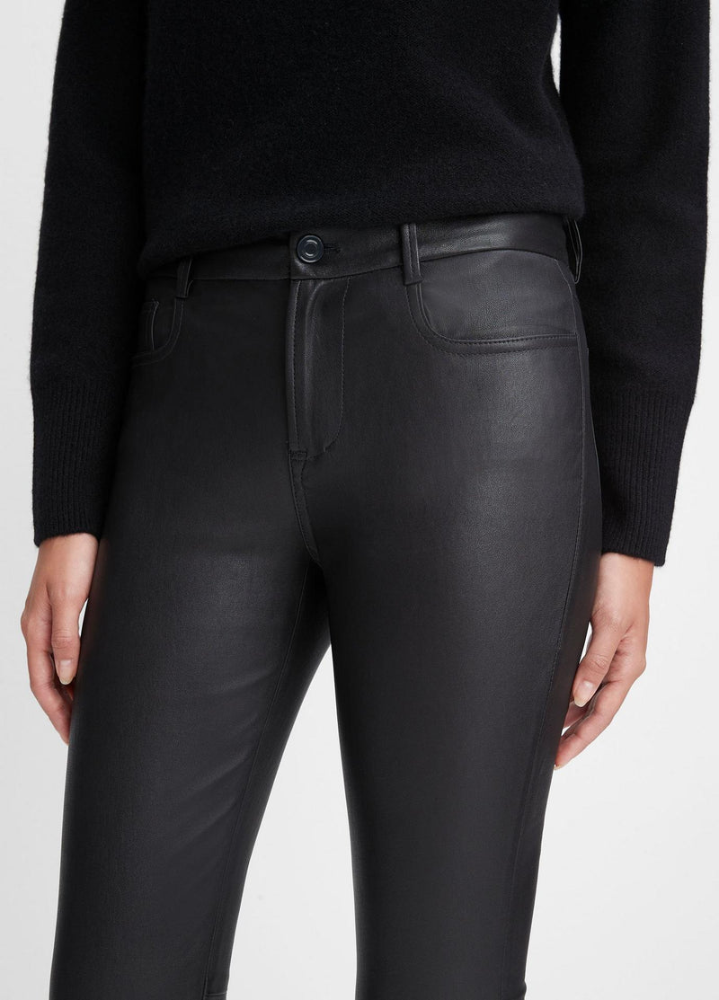 Vince Stretch Boot Cut Leather Pants
