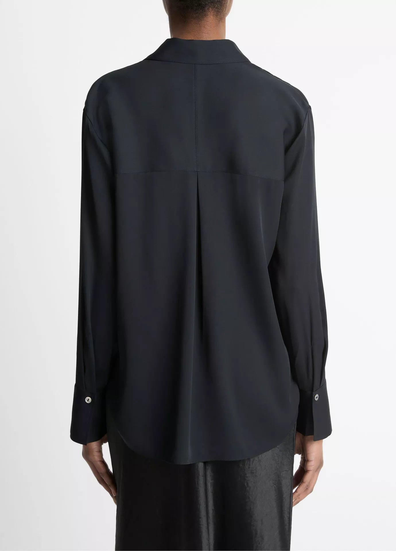 Vince Black Silk Shirt