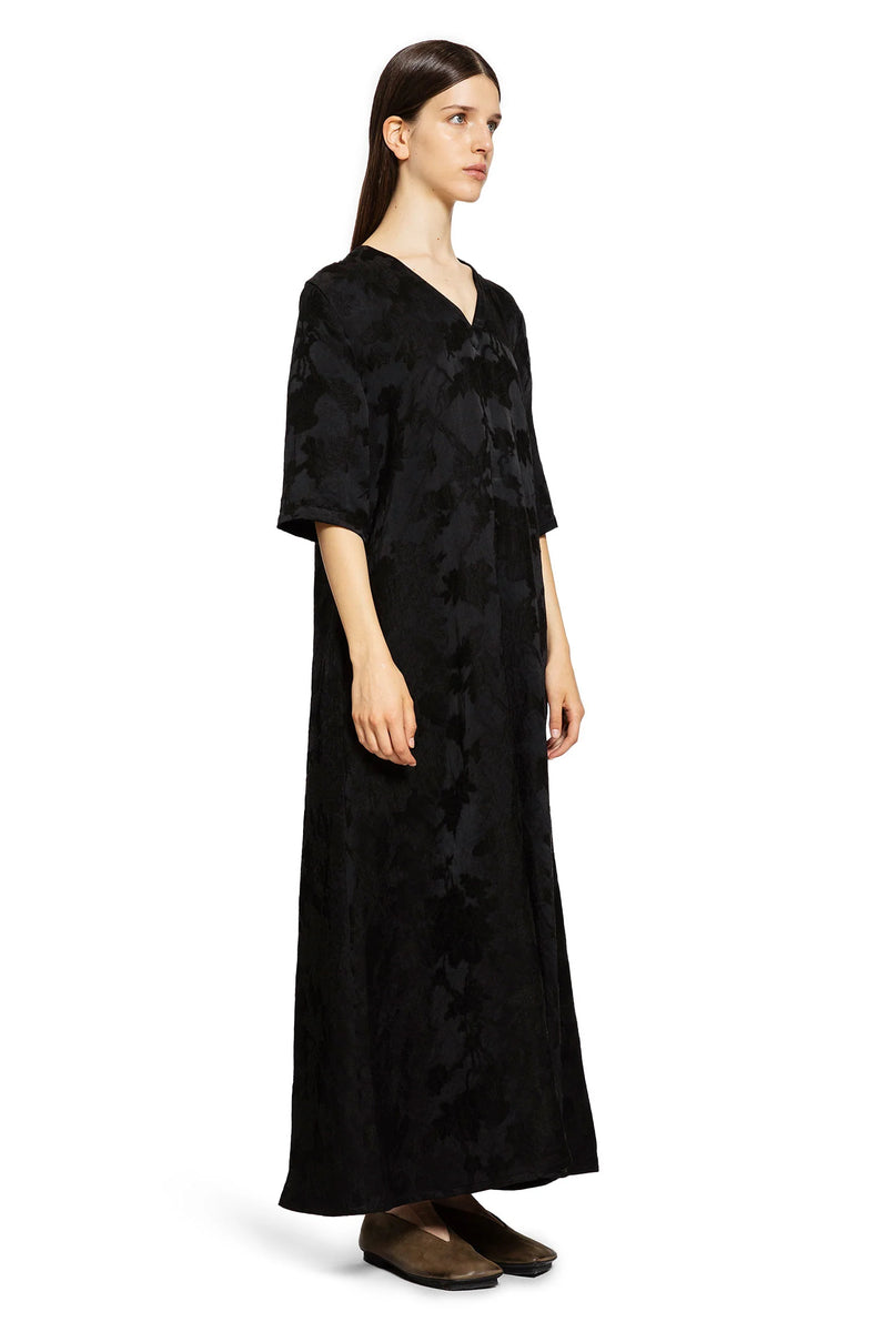 Uma Wang Black Jacquard Apostle Dress