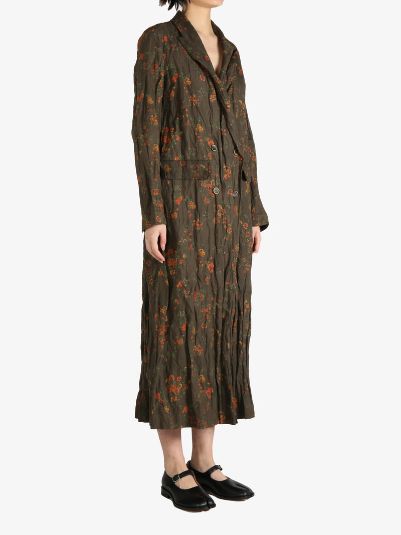 Uma Wang Floral Camelot Coat