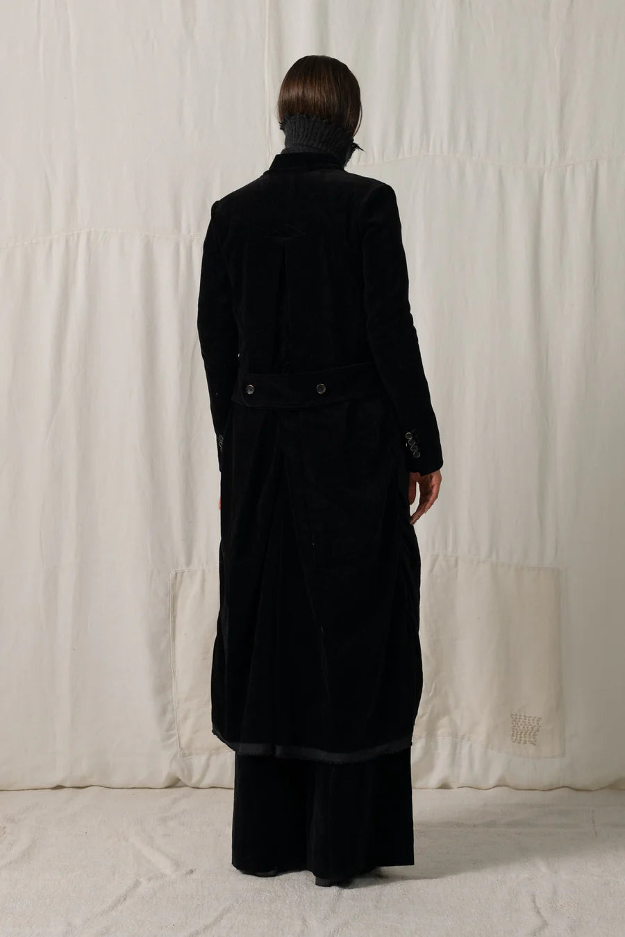Uma Wang Cigna Velvet Coat Black – CLEMENTINE'S