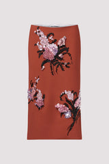 Des Phemmes Bronze Embellished Skirt