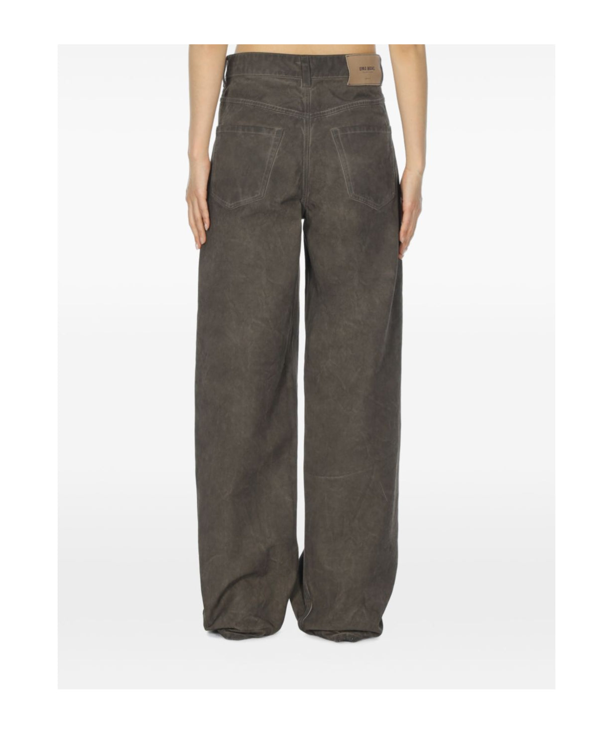 Uma Wang Phyllis Denim Pants | Grey Brown