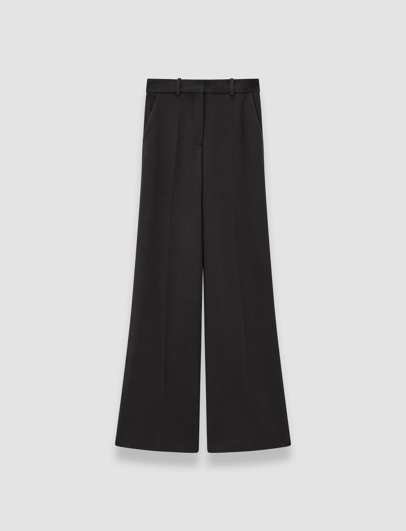 Joseph Alana Flannel Trousers Dark Smoke