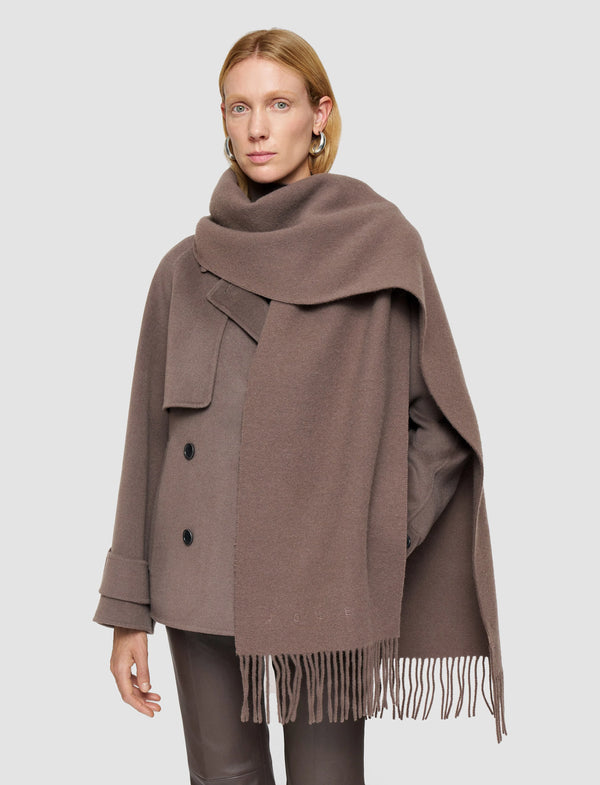 Joseph Cecile Wool Scarf Mushroom