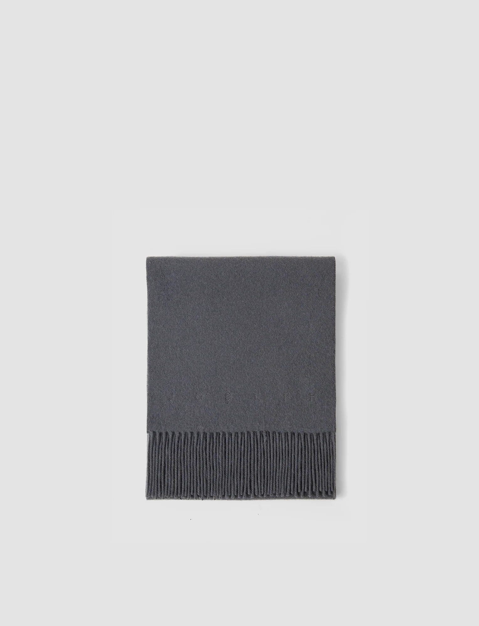 Joseph Cecile Wool Scarf Smoke