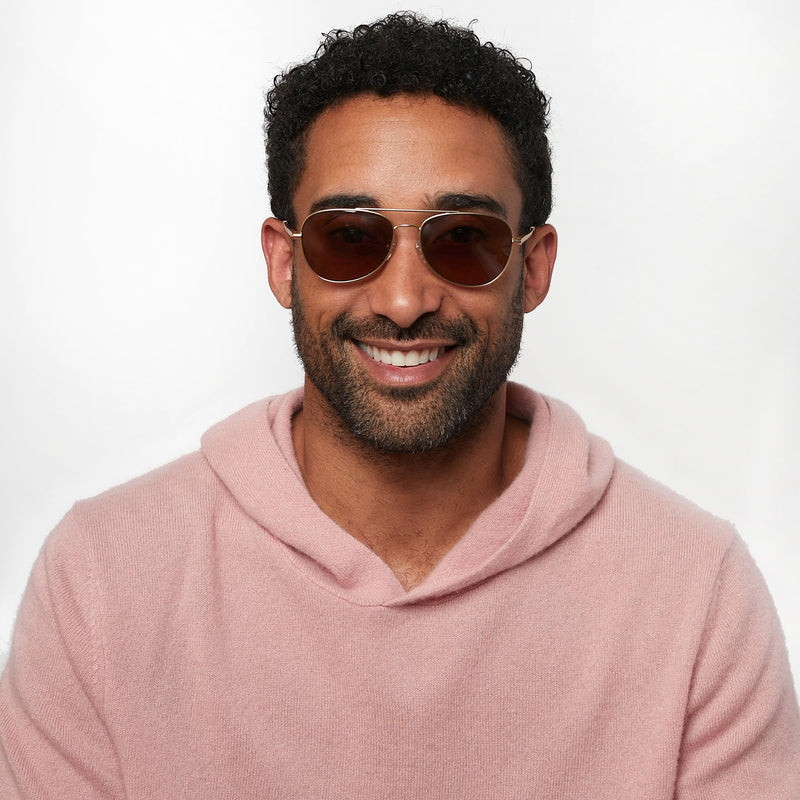 Cooper Gold Aviator Sunglasses