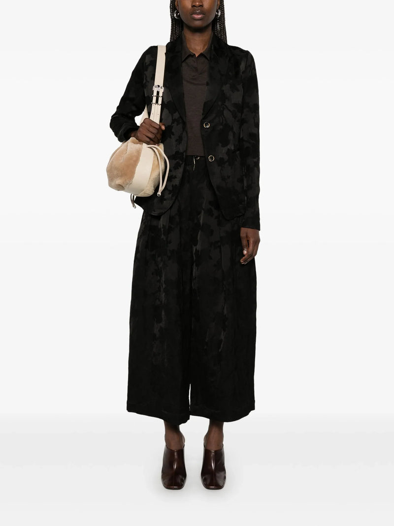 Uma Wang Black Jacquard Kenzie Jacket