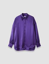 Joseph Dieu Double Satin Blouse | Violet
