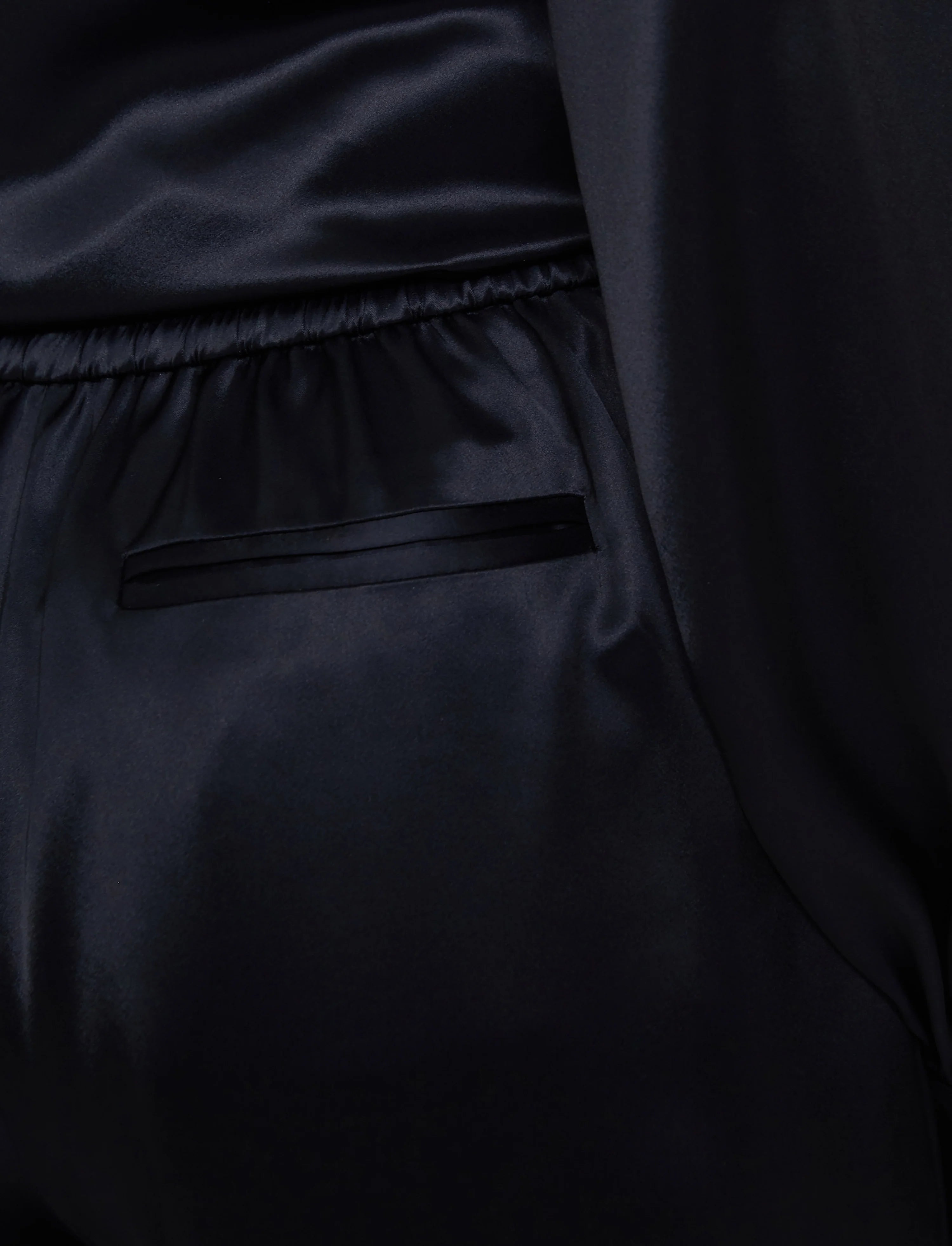 Joseph Dijon Double Satin Trousers | Black