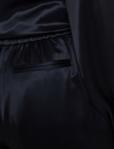 Joseph Dijon Double Satin Trousers | Black