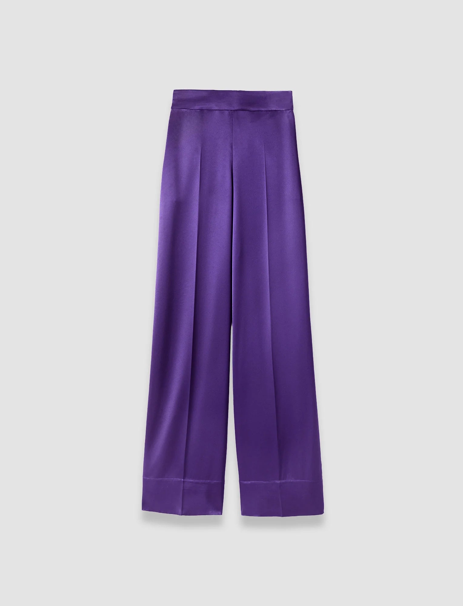 Joseph Dijon Double Satin Trousers | Violet
