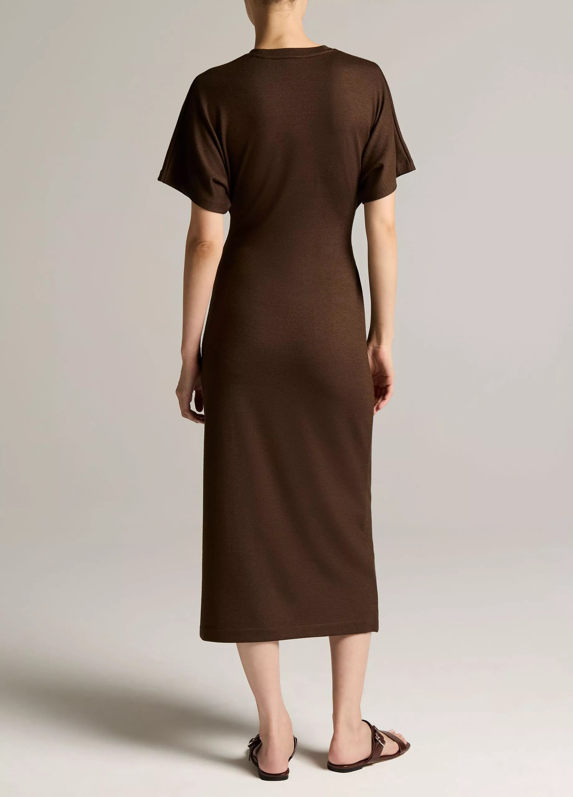 Vince S/S Side Rouche Dress | Willow