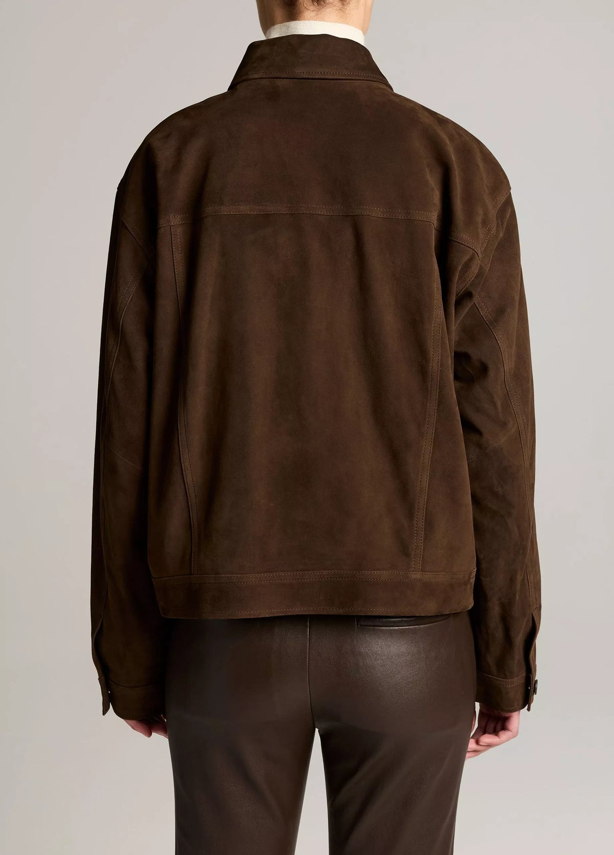 Vince Suede Trucker Jacket | Pinewood