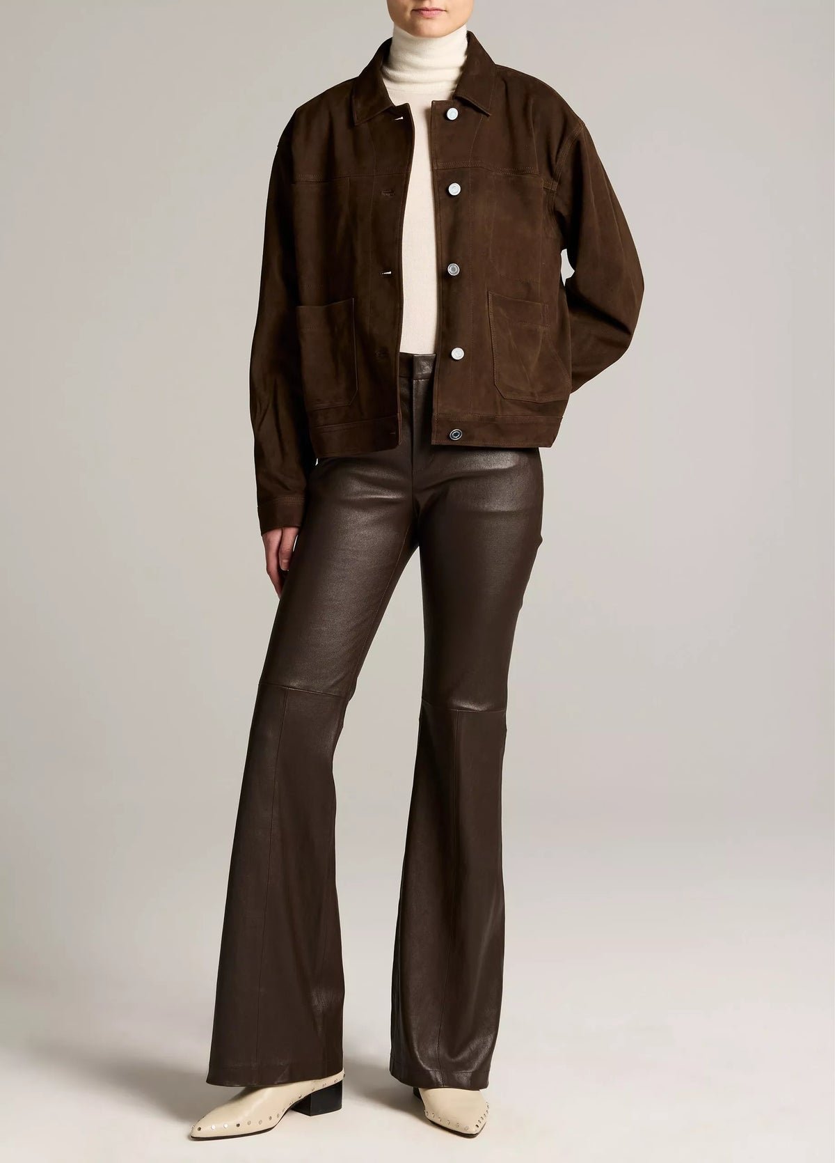 Vince Suede Trucker Jacket | Pinewood