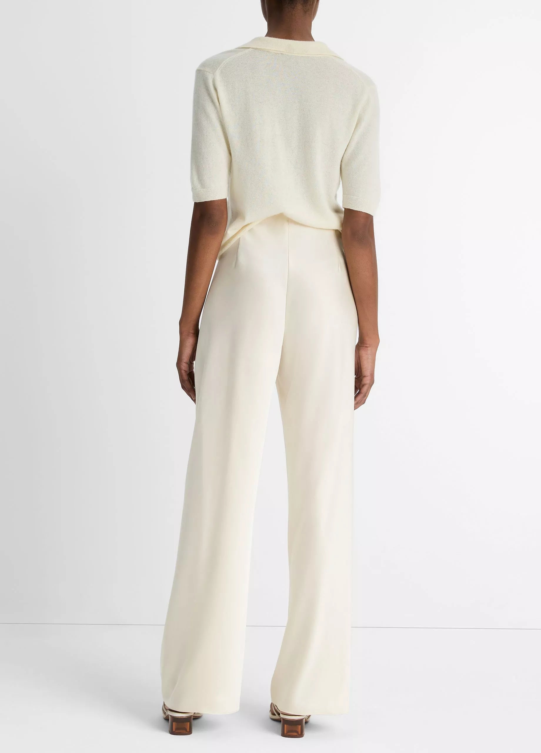Vince Colette High Waist Fluid Satin Bias Pants | Bona