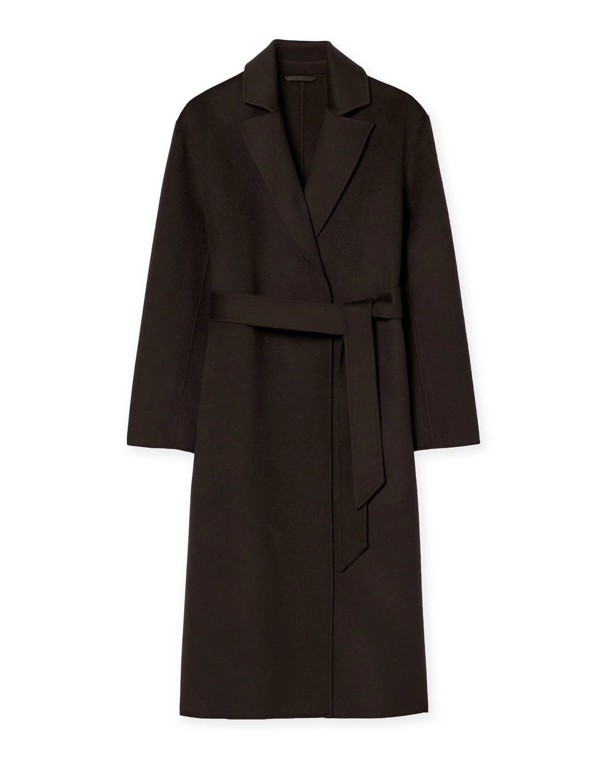 Filippa K Alyssa Double Face Coat | Chocolate Brown