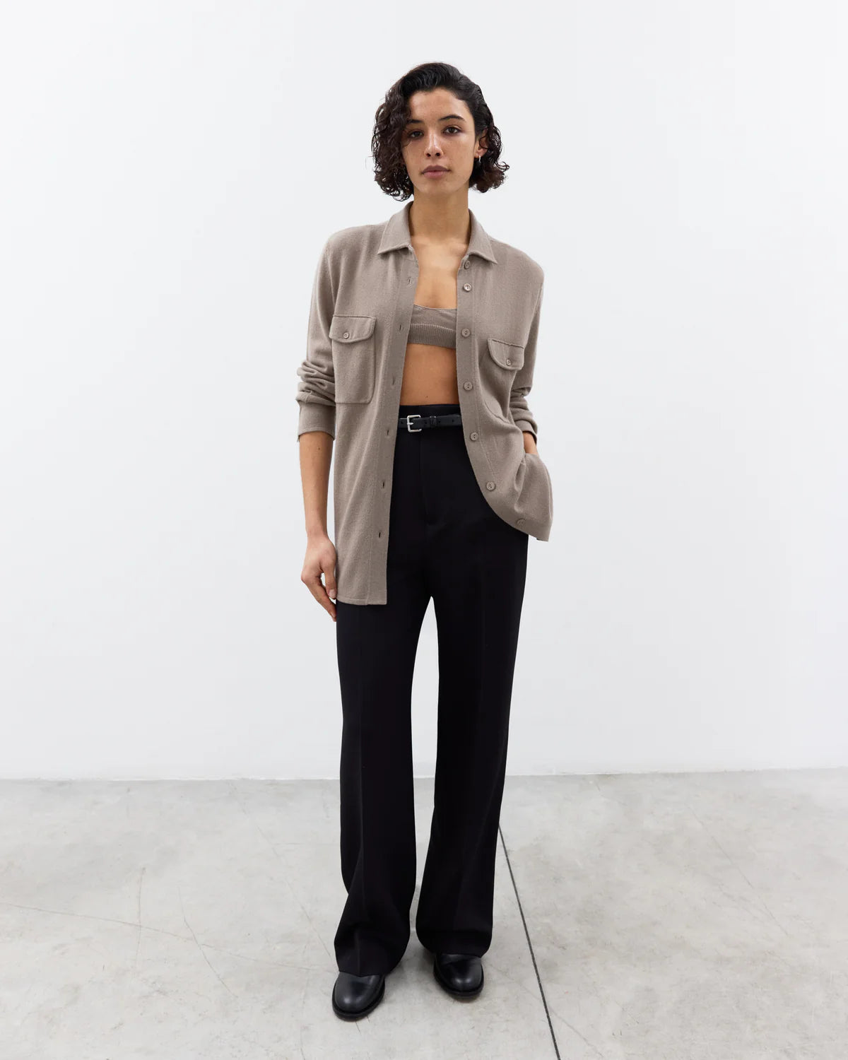 ELY ELY Marie Cashmere Jacket | Fungi