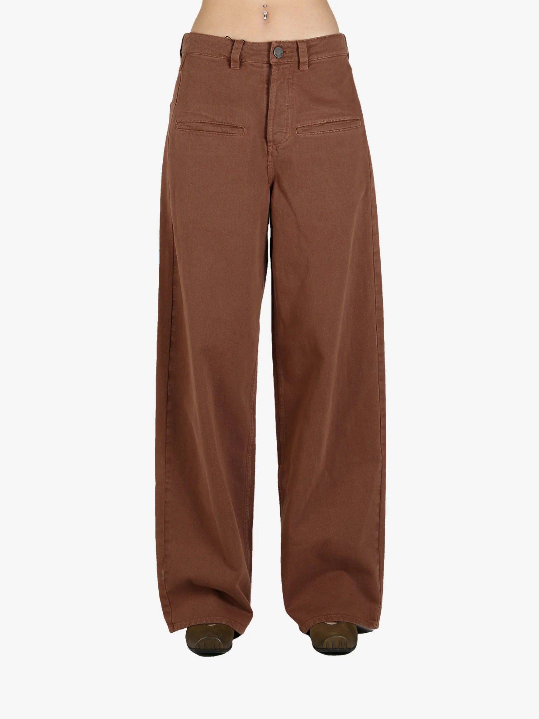 Uma Wang Ball Jeans Brown/Rose