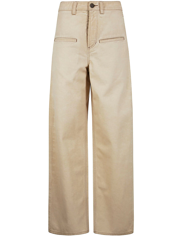 Uma Wang Ball Jeans Dirty White