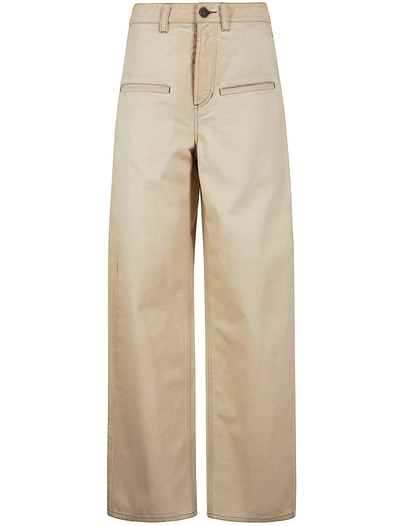 Uma Wang Ball Jeans Dirty White