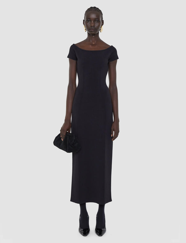 Joseph Foin Compact Milano Knit Dress | Black