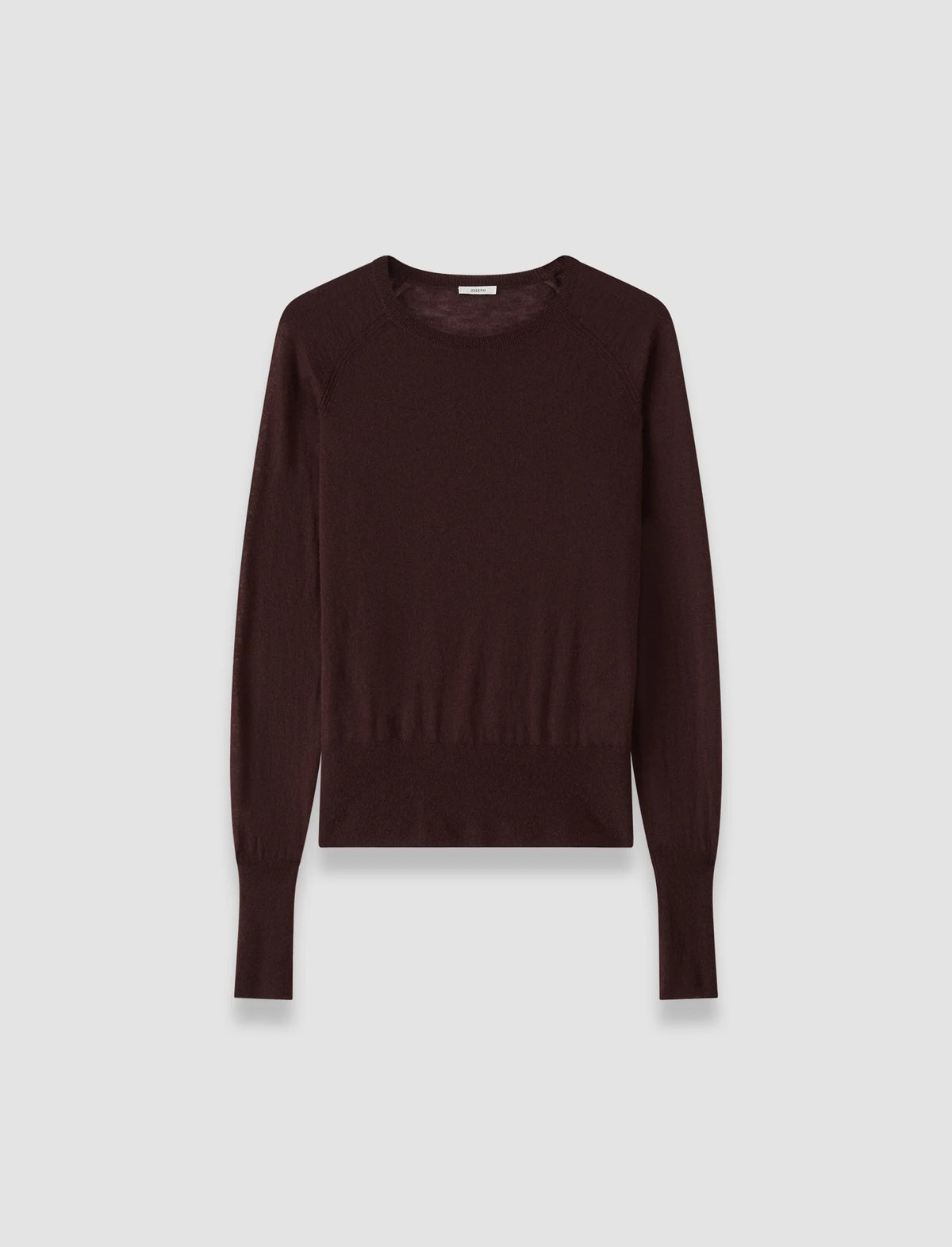 JOSEPH Geras Cashmere Sweater | Mahogany