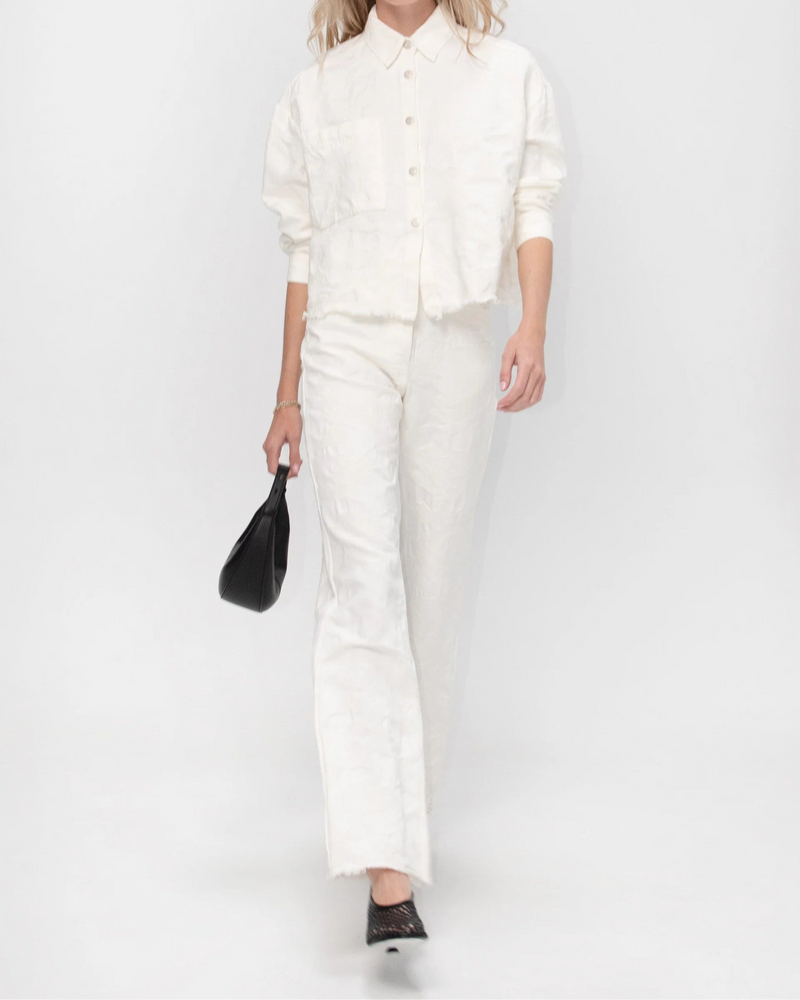 Hache White Jacquard Biggy Shirt