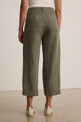 Velvet Issa Linen Pants Elm