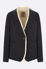 Uma Wang Black Karon Jacket/ Contrast Trim