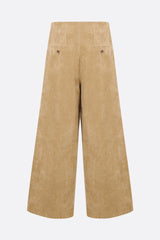 Uma Wang Punnet Velvet Pants Tan