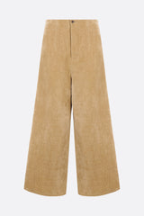 Uma Wang Punnet Velvet Pants Tan