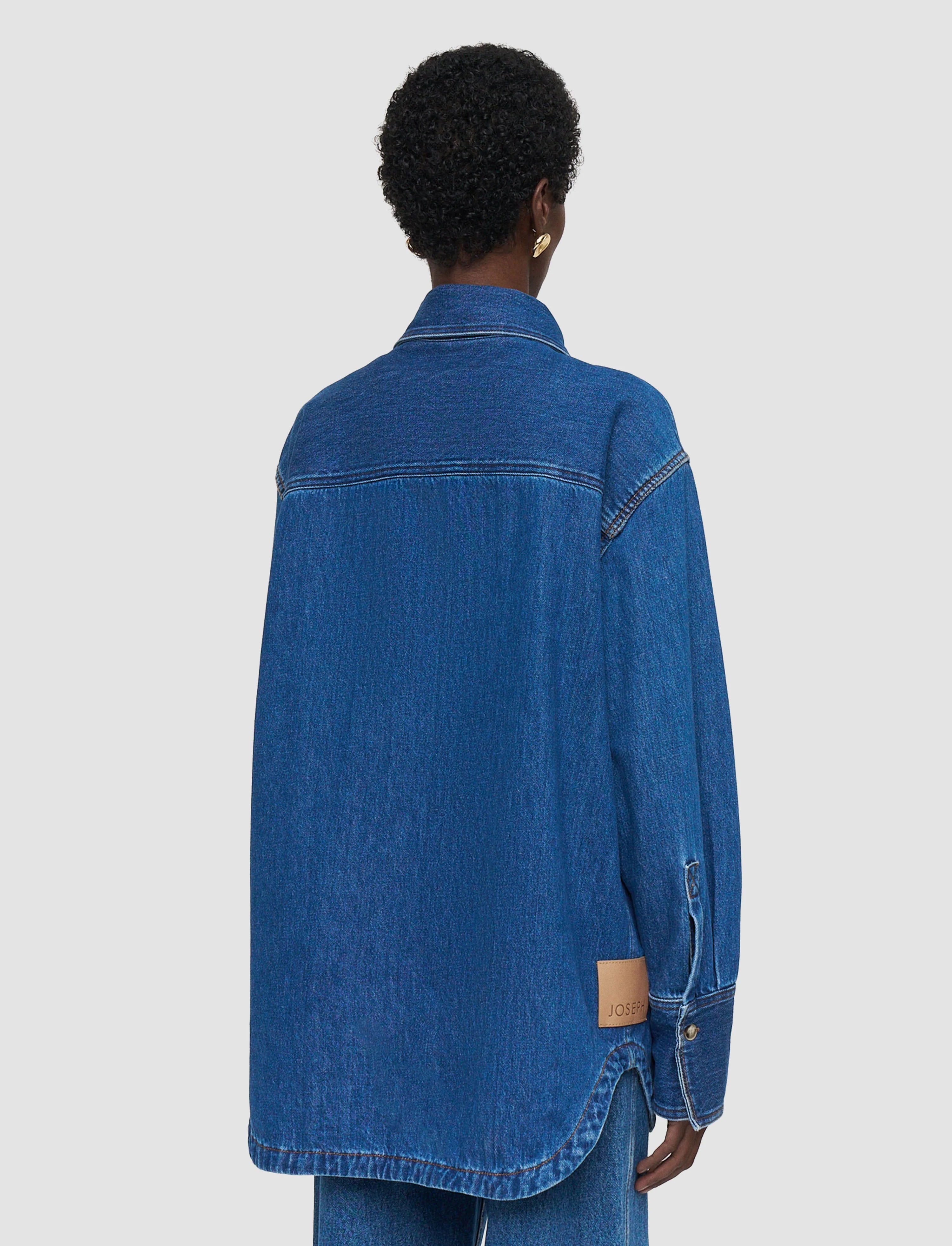 Joseph Idar Denim Shirt | Mid Blue