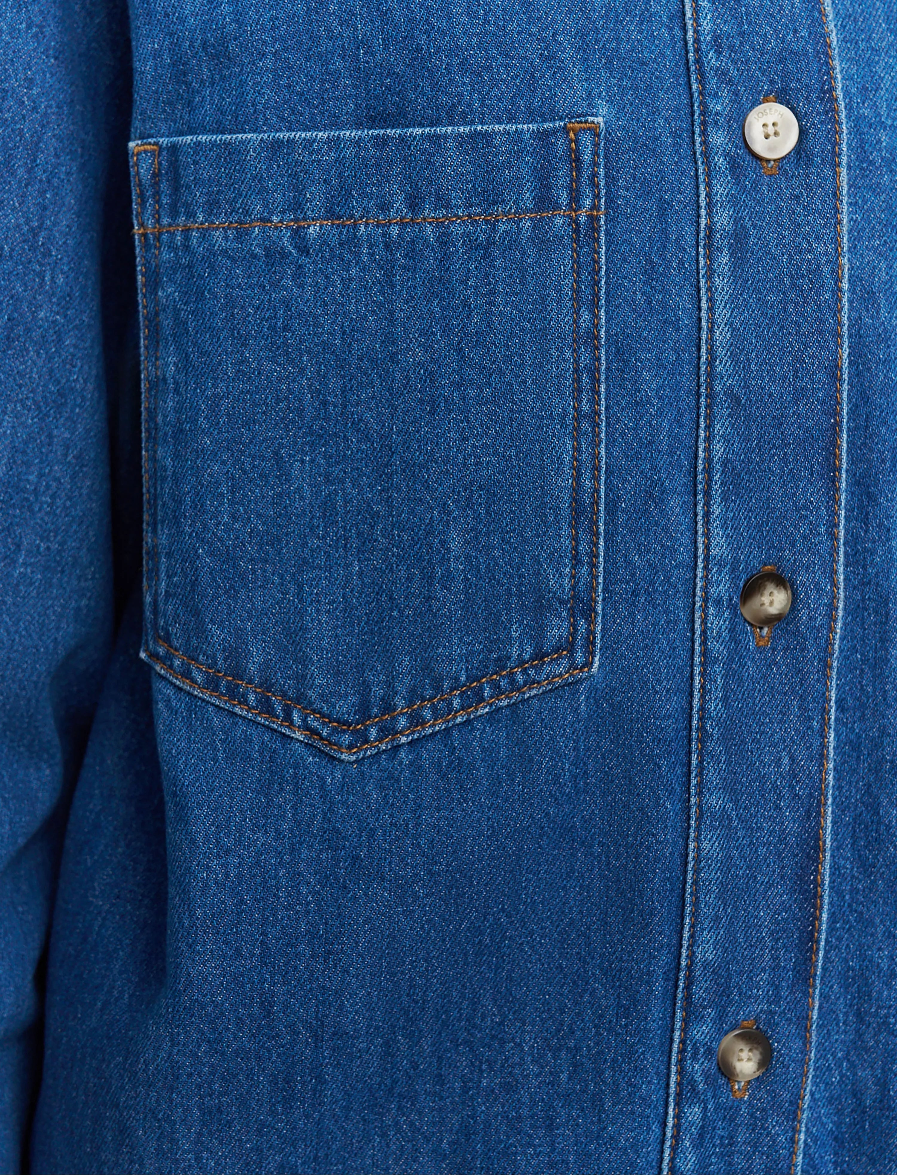 Joseph Idar Denim Shirt | Mid Blue
