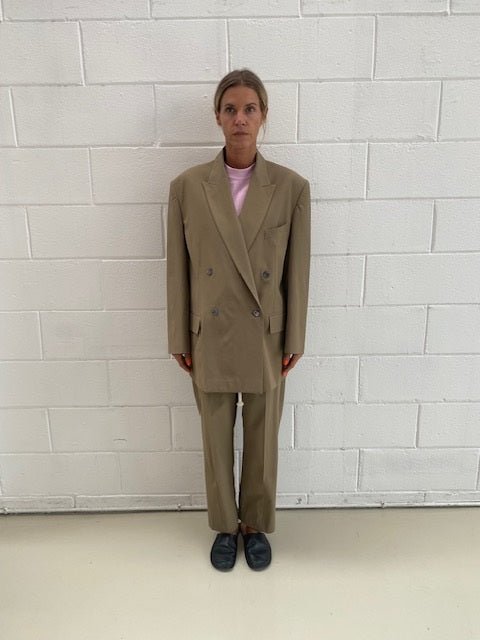 Hache Over Double Breasted Blazer | Mud