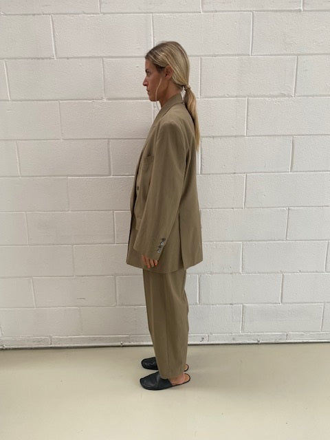 Hache Over Double Breasted Blazer | Mud