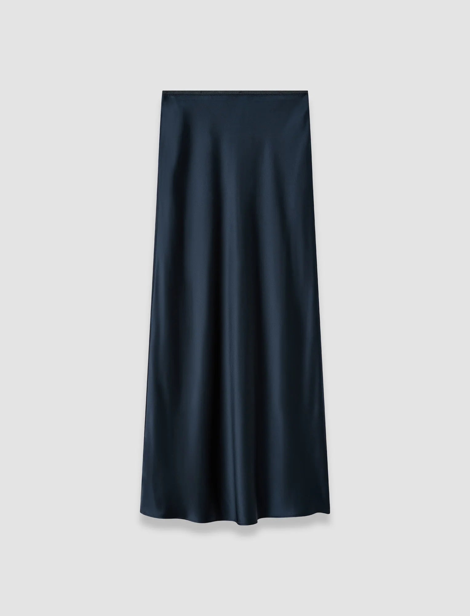 Joseph Isaak Long Silk Satin Skirt | Indigo