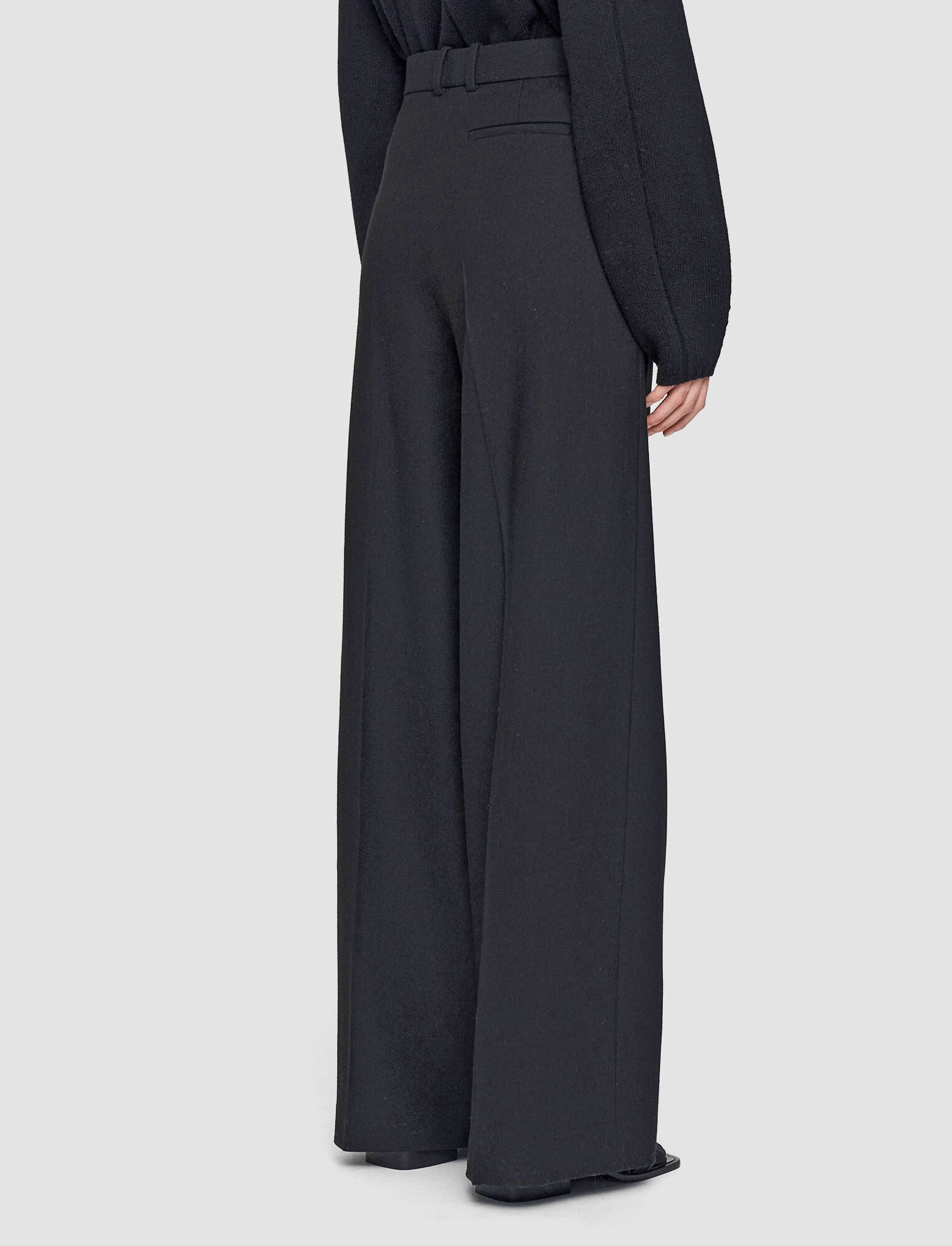 Joseph Alana Black Flannel Trousers