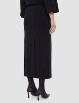 Joseph Lagny Compact Milano Knit Skirt | Black