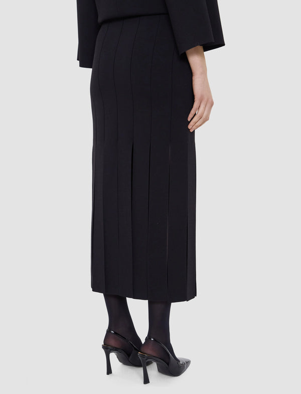 Joseph Lagny Compact Milano Knit Skirt | Black