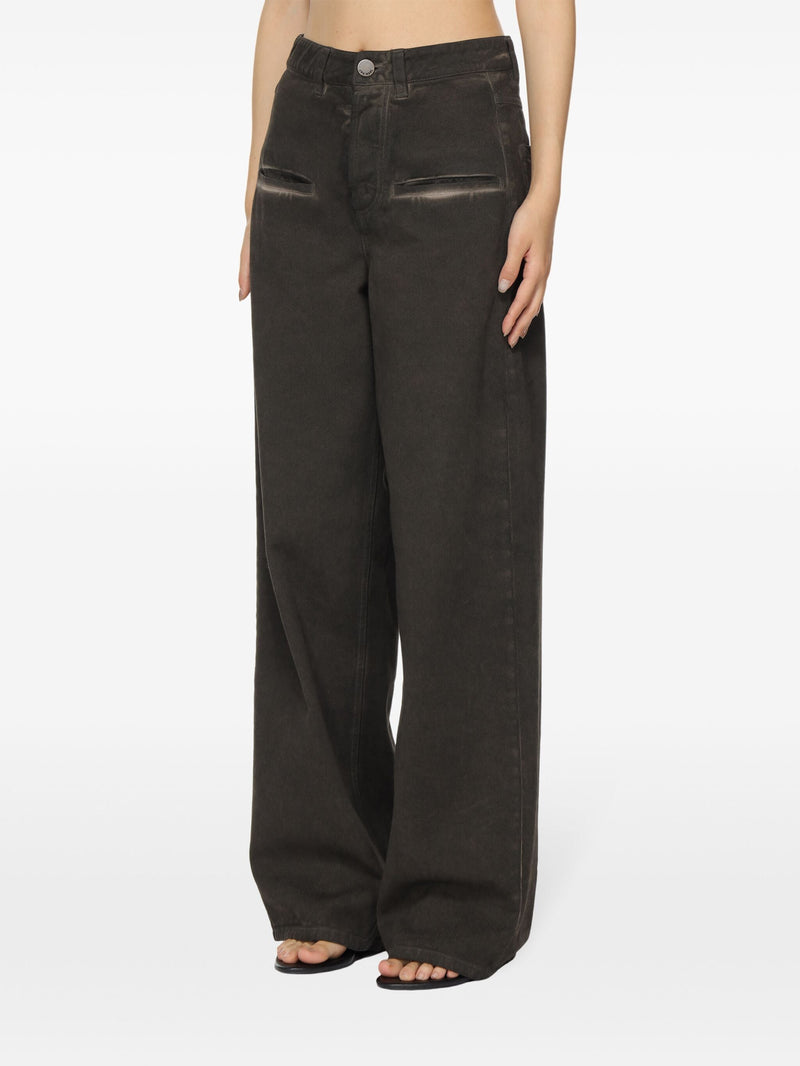 Uma Wang Ball Jeans Brown