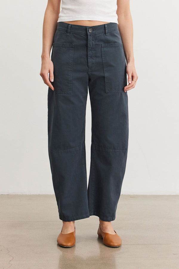 Velvet Brylie Cotton Twill Pants Phantom